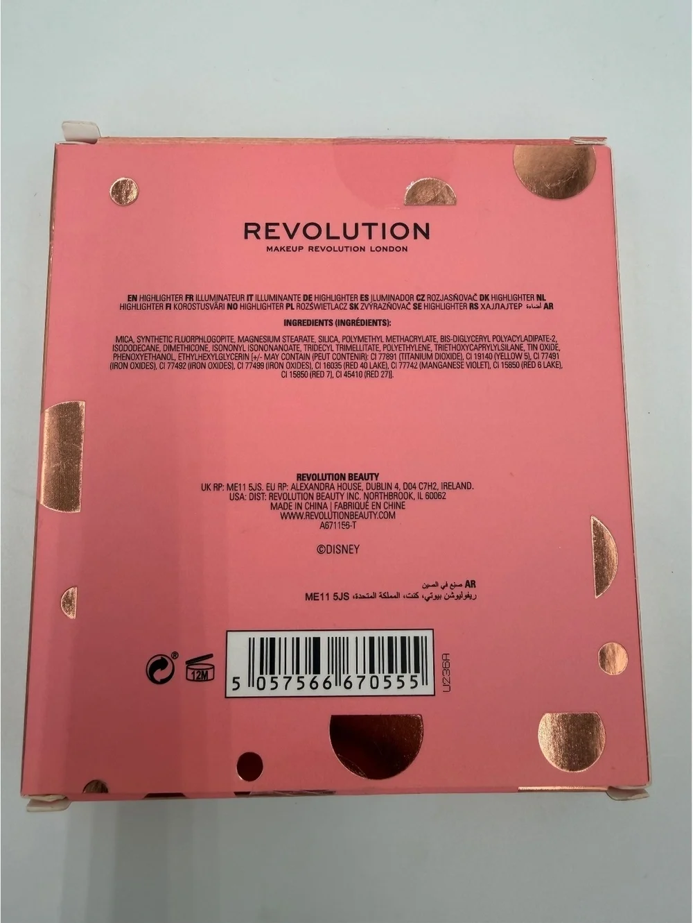 Makeup Revolution this disney
